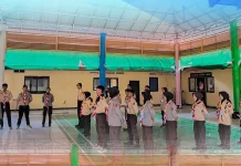 Dua Puluh Lima Saka Bhayangkara Banggai Diberangkatkan ke Kemah Prestasi V