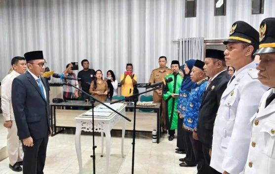 Bupati Ilham Lawidu Lantik Pejabat Pimpinan Tinggi hingga Kepala Puskesmas
