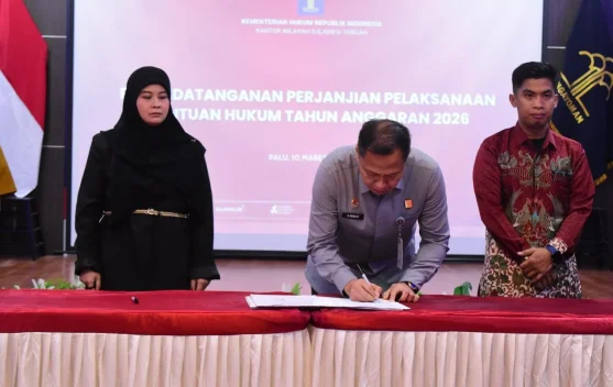 Kanwil Kemenkum Sulteng Gandeng 18 OBH Perkuat Layanan Bantuan Hukum