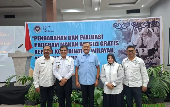 Wabup Touna Hadiri Evaluasi Program MBG oleh BGN di Poso
