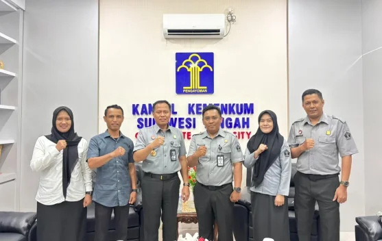 Empat PNS Mutasi Bergabung, Kemenkum Sulteng Dorong Profesionalisme