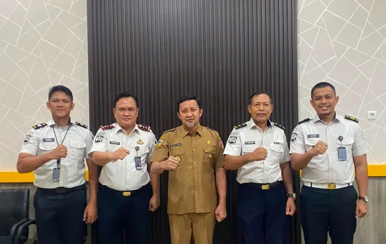 Perkuat Sinergi Pembinaan WBP, Kalapas Ampana Audiensi dengan Bupati Touna