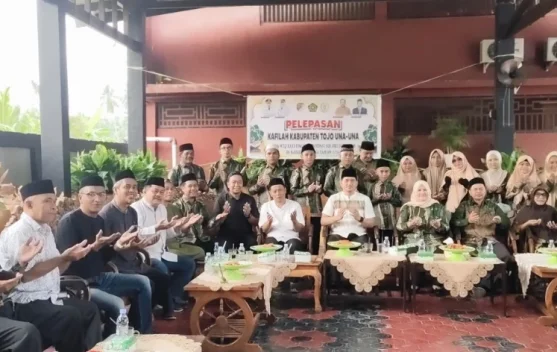 Wabup Surya Lepas Kafilah Touna MTQ XXXI Tingkat  Provinsi Sulawesi tengah