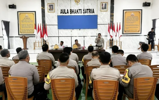 Wakapolres Touna Dorong Bhabinkamtibmas Perkuat Sinergi Tiga Pilar