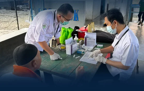 Lapas Luwuk Gelar Skrining IMS dan Kusta Demi Zero Disease