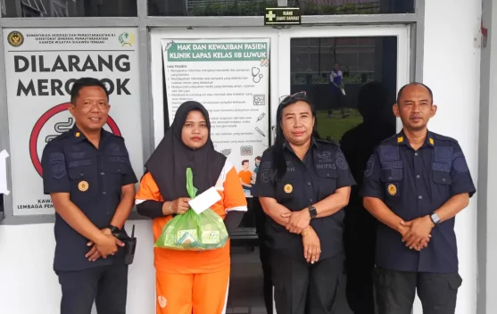 Lapas Luwuk Salurkan 1.320 Perlengkapan Mandi untuk Warga Binaan