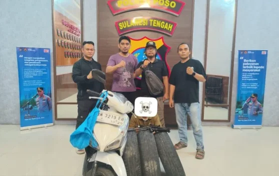 Residivis Spesialis Pencuri Ban Mobil Berhasil di Bekuk Satreskrim Polres Poso