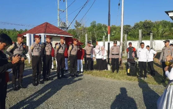 Polres Tojo Una-Una Perkuat Karakter Siswa lewat Taruna Bakti