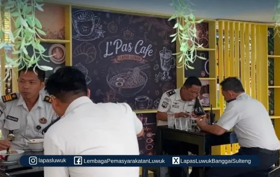 Lapas Luwuk Resmikan L'Pas Cafe Dukung Kemandirian Warga Binaan