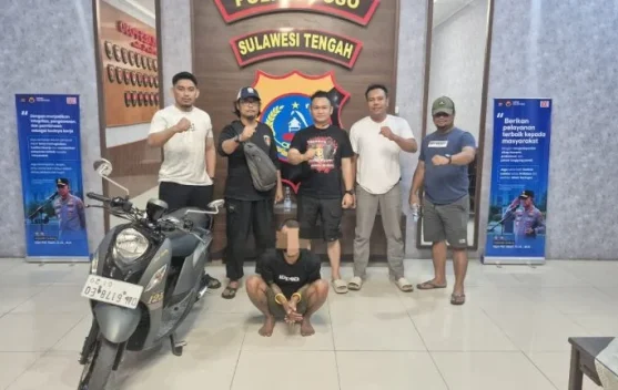Polres Poso Tangkap Residivis Curanmor, Motor Korban Dijual untuk Beli Sabu