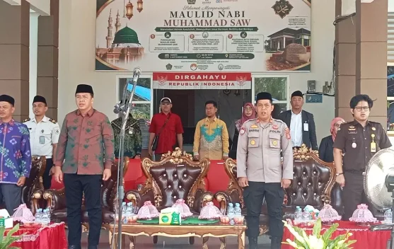 Polres Touna Perkuat Sinergitas Dengan Semua Pihak Melalui Momen Maulid Nabi