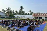 Dari Lapas Ampana, Pegawai dan WBP Berdoa Memohon Hujan