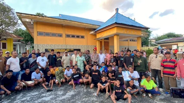 Kapolres Pimpin Perdamaian Pemuda Teluk Mutiara