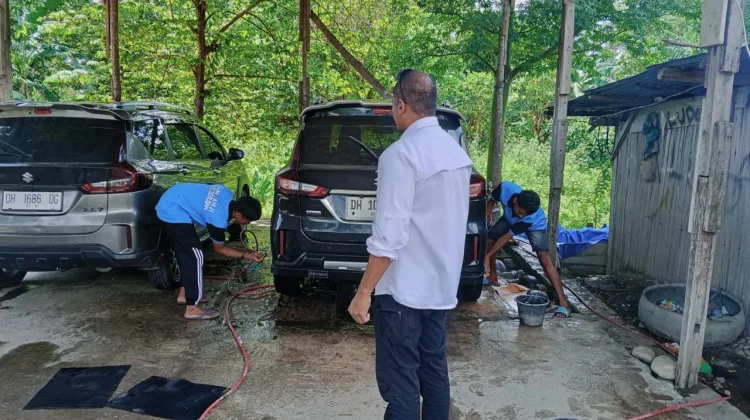 Lapas Atambua Latih Warga Binaan Jasa Cuci Motor