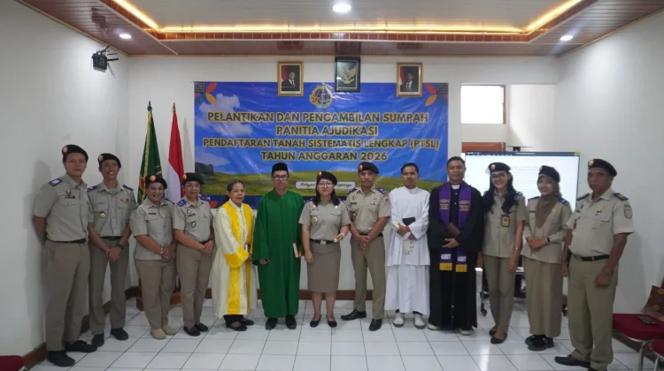 Kantah Belu Gelar Pelantikan Panitia Ajudikasj PTSL tahun 2026