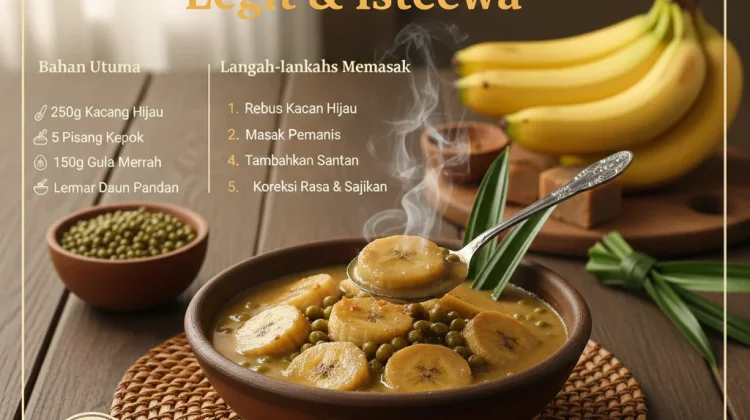 Resep Kolak Pisang Kacang Hijau Manis Legit Menggoda