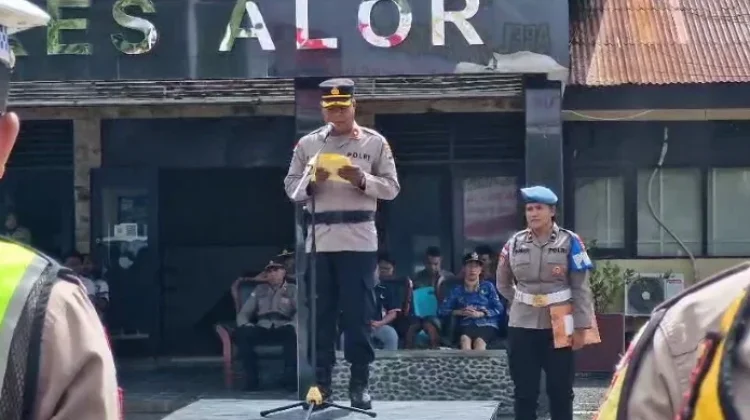 Polres Alor Gelar Apel Siaga Kamtibmas Menjelang Puasa