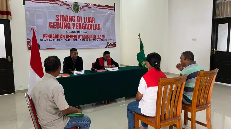 PN Atambua Sidang Keliling di Malaka, 15 Dokumen kependudukan Diperbaiki