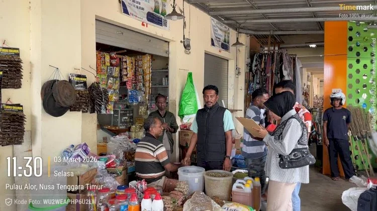 Sidak Harga Pangan, Polres Alor Bergerak