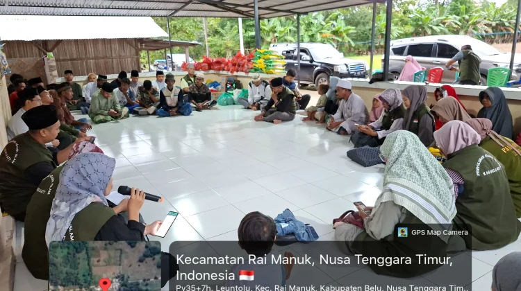 Semangat Ukhuwah di Batas Negeri, Kemenag Belu Safari Ramadhan di Leuntolu