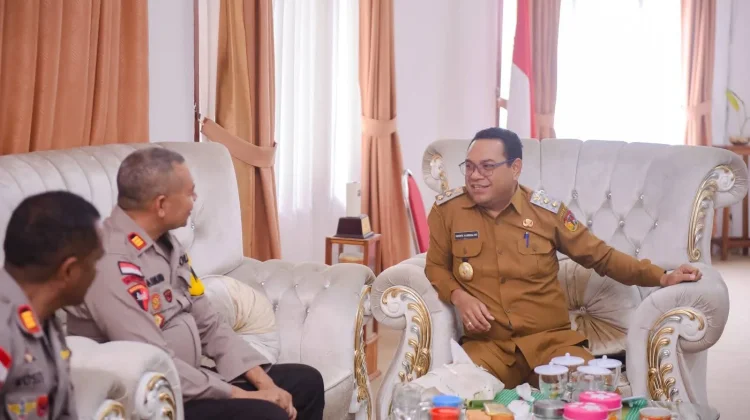 Wakil Bupati Belu Terima Kunjungan Komandan Brimob Batalyon A Pelopor