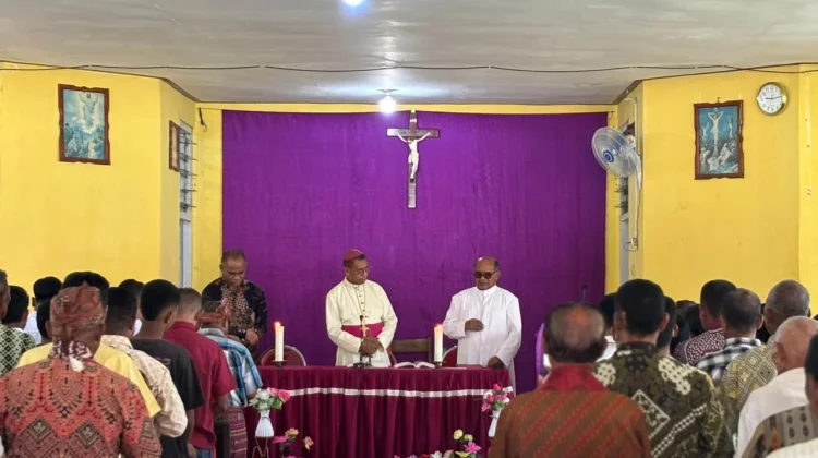 Uskup Atambua Pimpin Rekoleksi Prapaskah Bagi Keluarga Besar Lapas Atambua