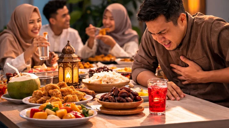 Buka Puasa Berlebihan Bisa Picu Gangguan Lambung