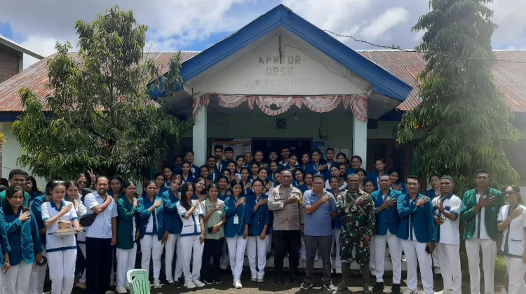 Mahasiswa Akademi Keperawatan Unimor PKL di Dua Dusun Umaklran
