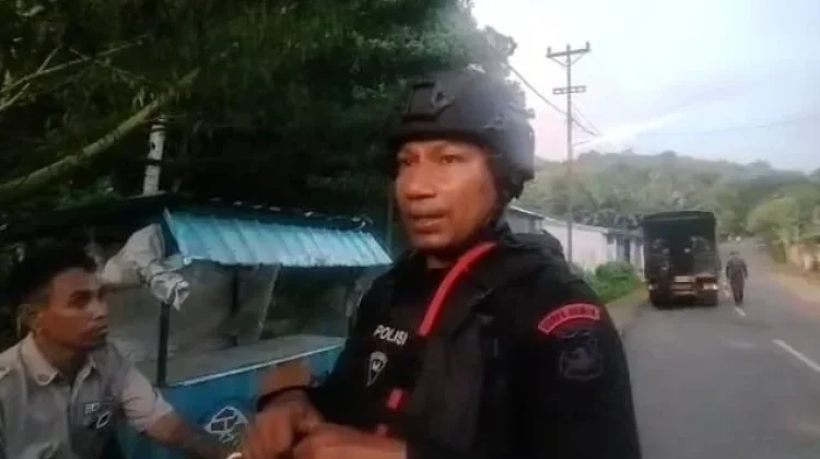 Brimob Alor Tegaskan Penindakan Tegas Atasi Tawuran Warga Setiap Malam Hari