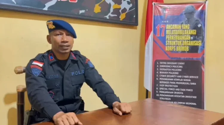 Brimob Alor Ajak Masyarakat  Bersama Menjaga Keamanan Daerah
