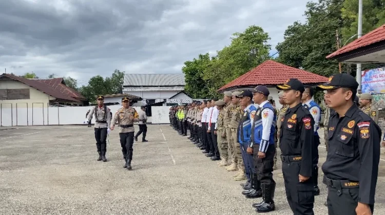 Polres Belu Gelar Apel Operasi Semana Santa 2026, untuk Amankan Perayaan Paskah