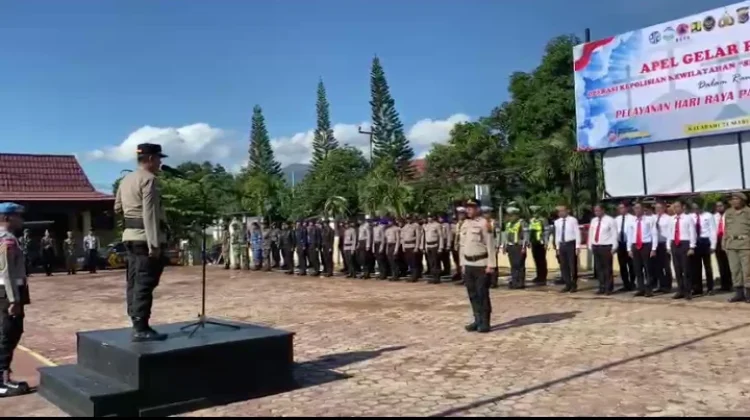 Polres Alor Gelar Apel Operasi Semana Santa Turangga 2026