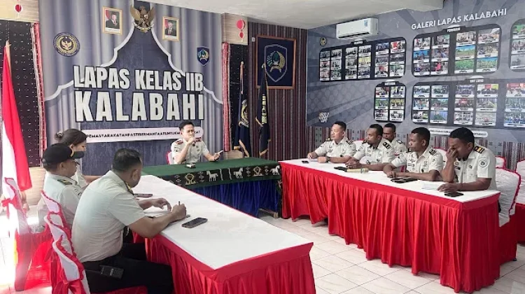 Rapat Koordinasi Lapas Kalabahi Bahas Capaian Program dan Strategi Kerja