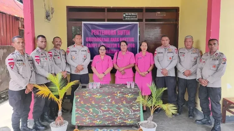 Bhayangkari Ranting Kompi 4 Gelar Pertemuan Tingkatkan Peran dan Kebersamaan