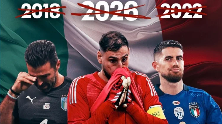 Italia Catatkan "Hattric" Tak Lolos Piala Dunia