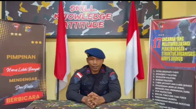 Danki Brimob Alor Ajak Warga Jaga Keamanan Selama Perayaan Paskah