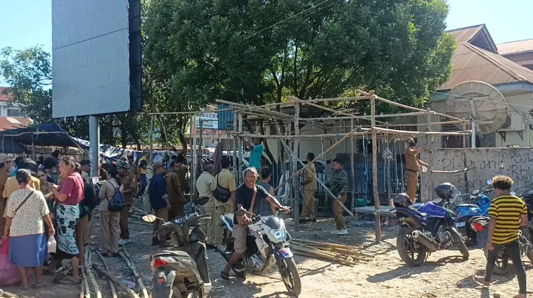 Penertiban di Pasar Baru Atambua Dapat Dukungan Pedagang