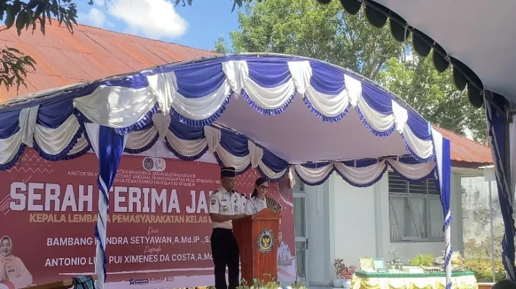 Antonio da Costa Resmi Menjabat Kalapas IIB Atambua Gantikan Hendra Setiawan