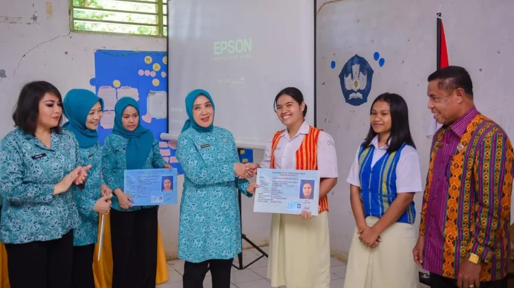 Ketua TIM PKK Pusat Ingatkan Pelajar Belu Kuat Karakter