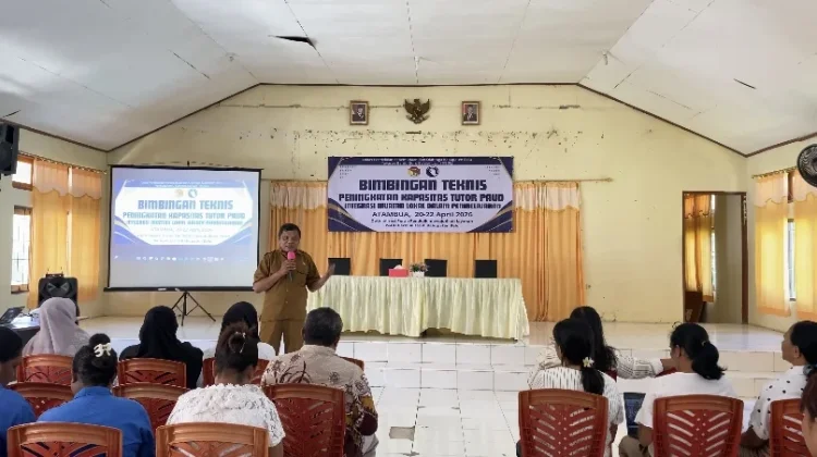 Dinas PKO Belu Bimtek Peningkatan Kapasitas Tutor PAUD Integrasi Muatan Lokal