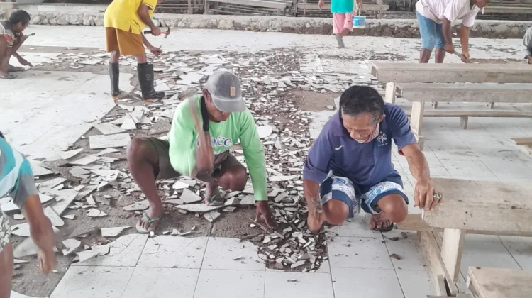 Pemerintah Desa Besikama Dukung Renovasi Gereja