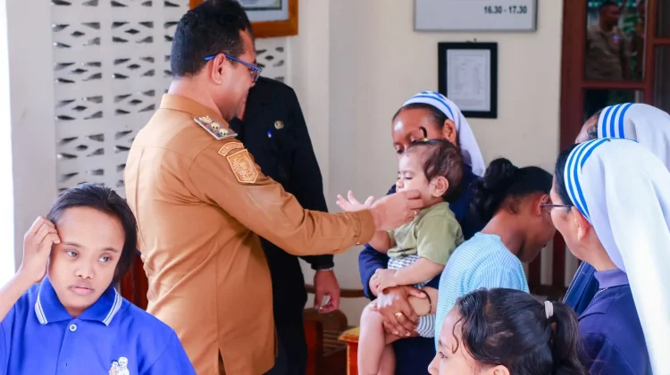 Wabup Belu Salurkan Bantuan ke Panti Bhakti Luhur