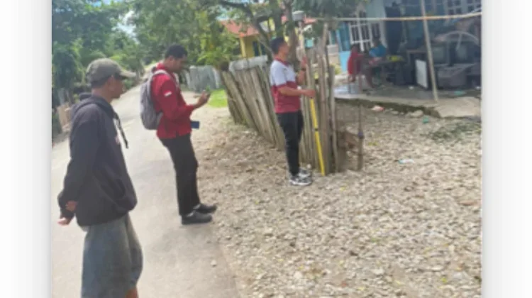 Kantor Pertanahan Belu  Pengukuran Pemecahan Bidang Tanah di Kelurahan Manumutin
