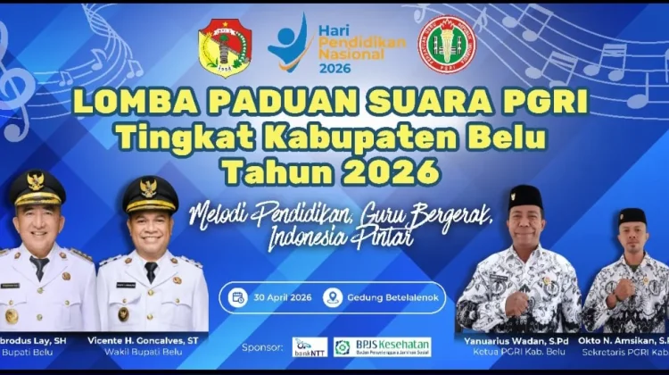 PGRI Belu Gelar Lomba Paduan Suara jelang Hardiknas, Libatkan Ratusan Guru