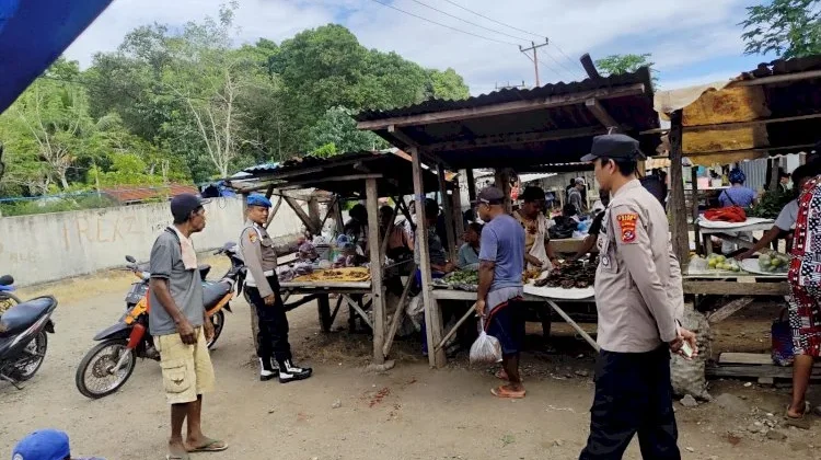 Pengamanan Pasar Nailang Ditingkatkan Demi Keamanan dan Ketertiban