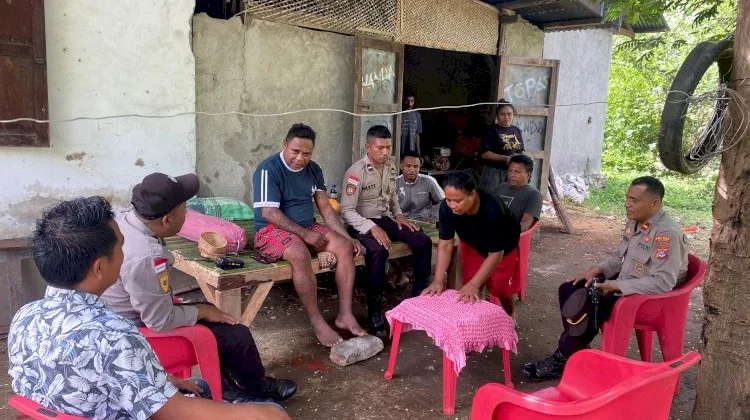 Polisi Ajak Warga Maritaing Jaga Keamanan dan Hindari Miras