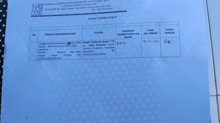 Terdakwa Kasus Rudapaksa Anak di TTU Segera Dituntut