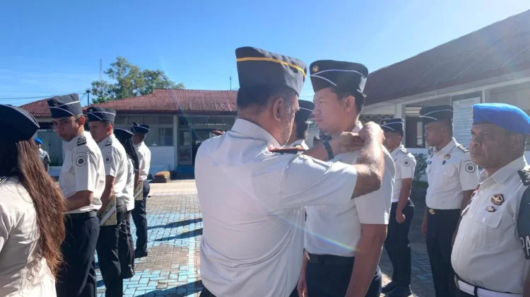 Apel Kenaikan Pangkat 16 Pegawai Lapas Atambua