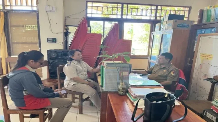 Kantor Pertanahan Belu Koordinasi Konsolidasi Tanah  di Kelurahan Manumutin