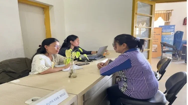 Kantor Pertanahan Belu Berikan Pelayanan Informasi Pertanahan di MPP Atambua